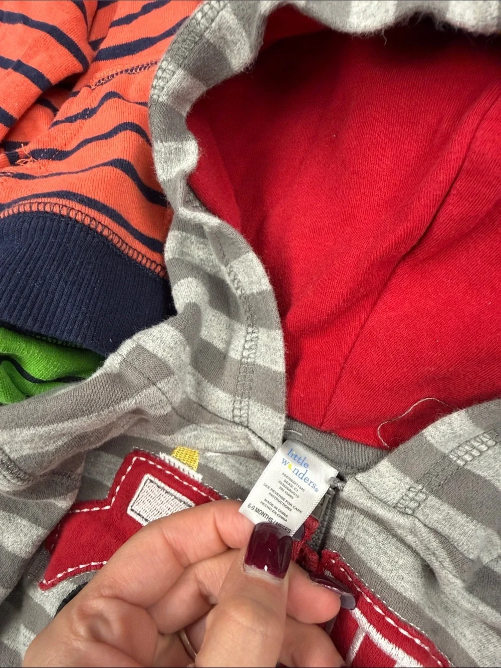 Carters baby boy bundle lot of hoodies